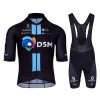 Fahrradbekleidung Radtrikot Kurzarm + Trägershorts 2021 Team DSM N001